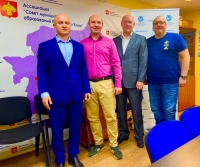 Председатель Совета МОГО «Ухта» Аристарх Анисимов и депутат городского Совета Михаил Коровин побывали в гостях Ассоциации «Совет муниципальных образований Республики Коми»